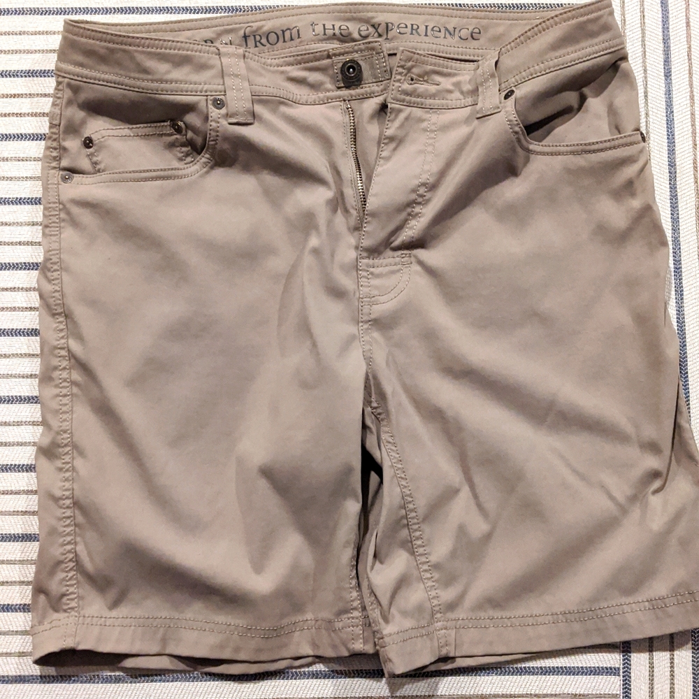 Prana Brion Khaki Shorts 33x9